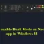 Windows 11의 그림판 앱에서 다크 모드를 활성화하는 방법