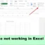 Congelar painel não funciona no Excel [Fix]