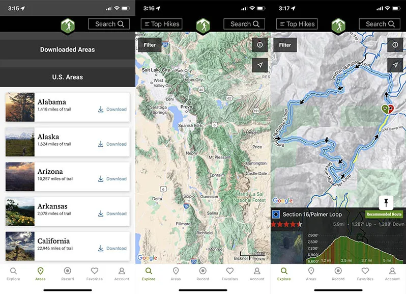 Melhores aplicativos de caminhada para projeto de caminhada no iPhone