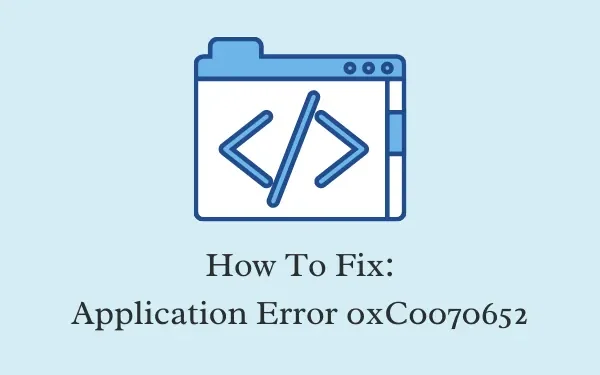 Fix Fout 0xC0070652 tijdens het installeren of verwijderen van apps