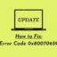 Foutcode 0x80070659: wat het is en hoe u dit kunt oplossen