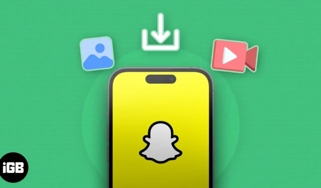 Hoe Snapchat-video’s en foto’s op de iPhone op te slaan