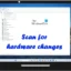 Windows 11/10에서 하드웨어 변경 사항을 검색하는 방법은 무엇입니까?