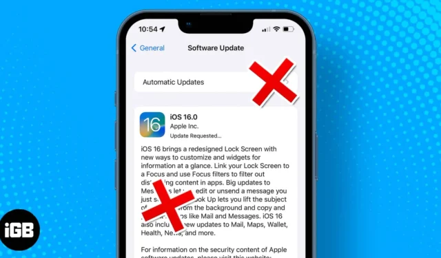 Een lopende iPhone-update stoppen (iOS 17 bijgewerkt)