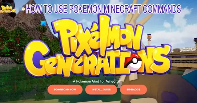 Cómo usar los comandos de Pokémon Minecraft