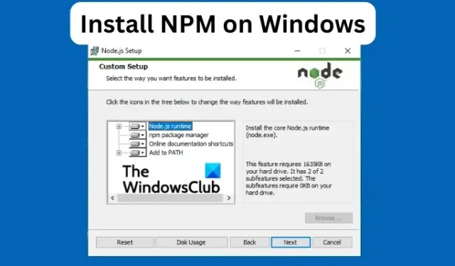 Come installare NPM su Windows 11/10