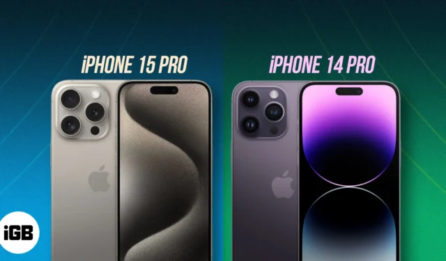 iPhone 15 Pro versus iPhone 14 Pro: welke moet je kopen?