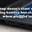 Laptop start niet wanneer de batterij wordt gebruikt, maar start wel wanneer de stekker in het stopcontact zit