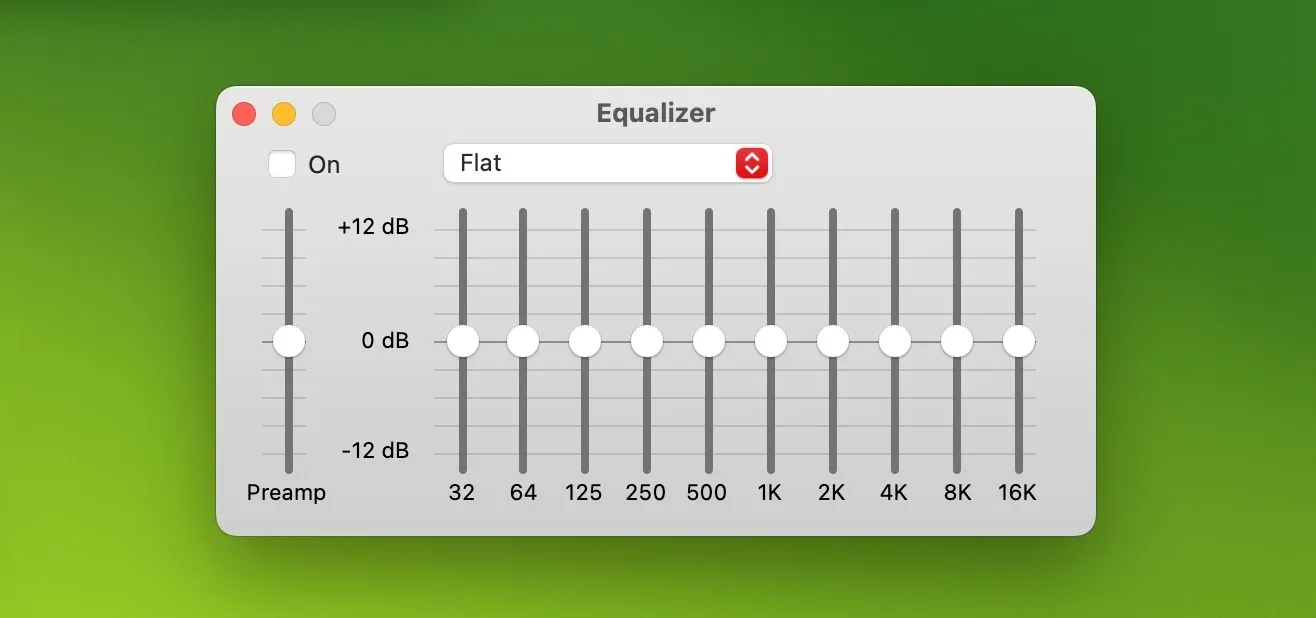 Equalizzatore Macos