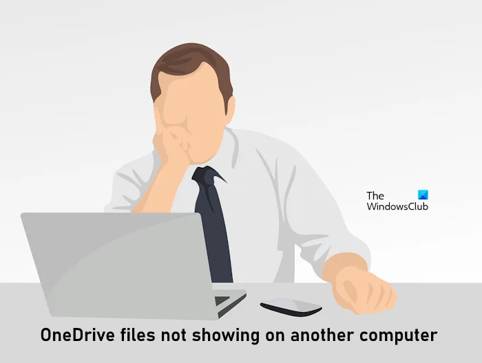 Los archivos de OneDrive no se muestran en otra computadora