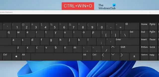 ¿Cómo abrir el teclado en pantalla en Windows 11?