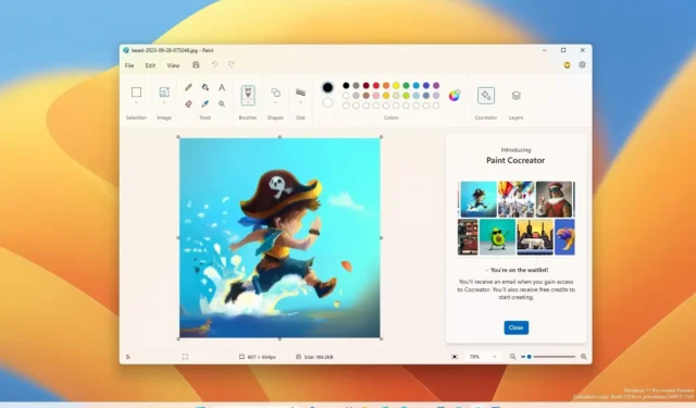 So erstellen Sie KI-Bilder mit Cocreator auf Paint für Windows 11