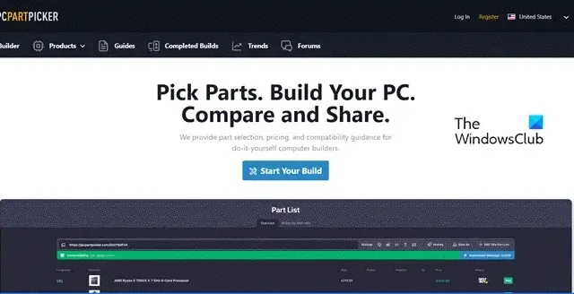 Comment utiliser PCPartPicker pour construire un PC ?