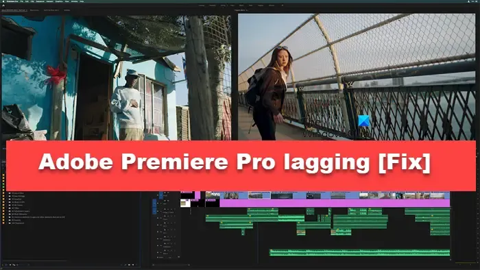 Adobe Premiere Pro blijft achter