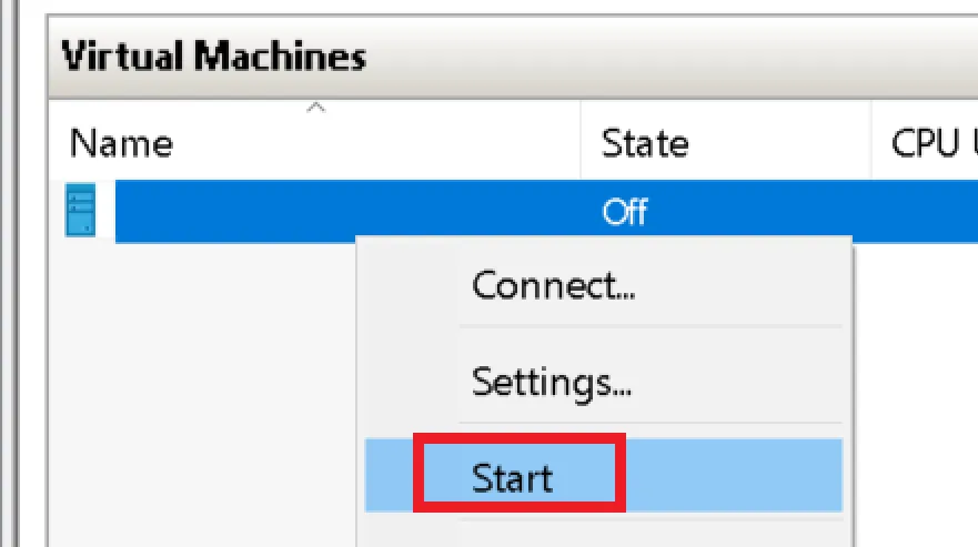 Klik op Start Wijzig de Hyper-V-beeldschermresolutie Windows 11