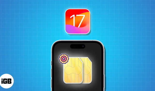 13 raisons d’utiliser un iPhone double SIM avec iOS 17
