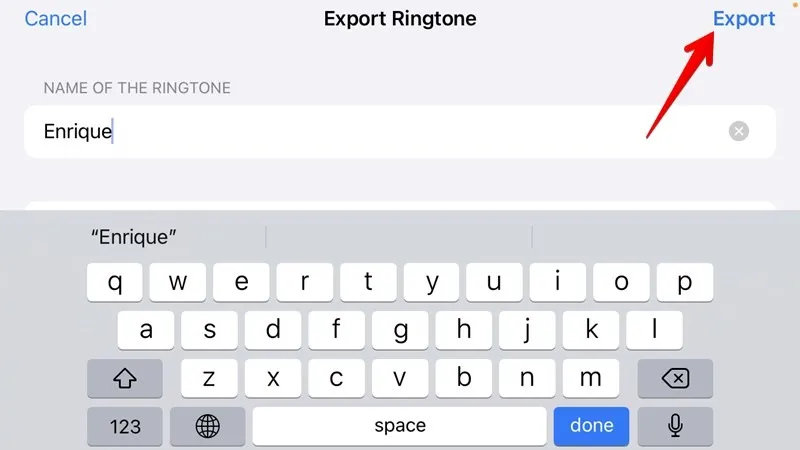 Klingelton Android iPhone Export Garageband