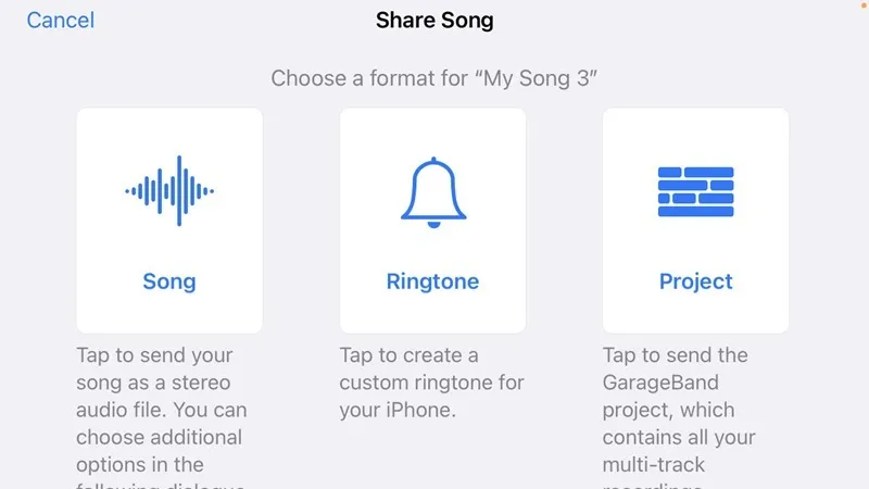 Ringtone Android Iphone delen als Garageband