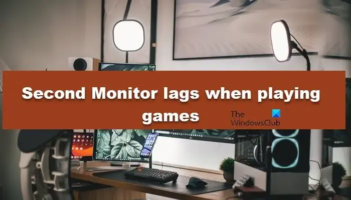 El segundo monitor se retrasa al jugar