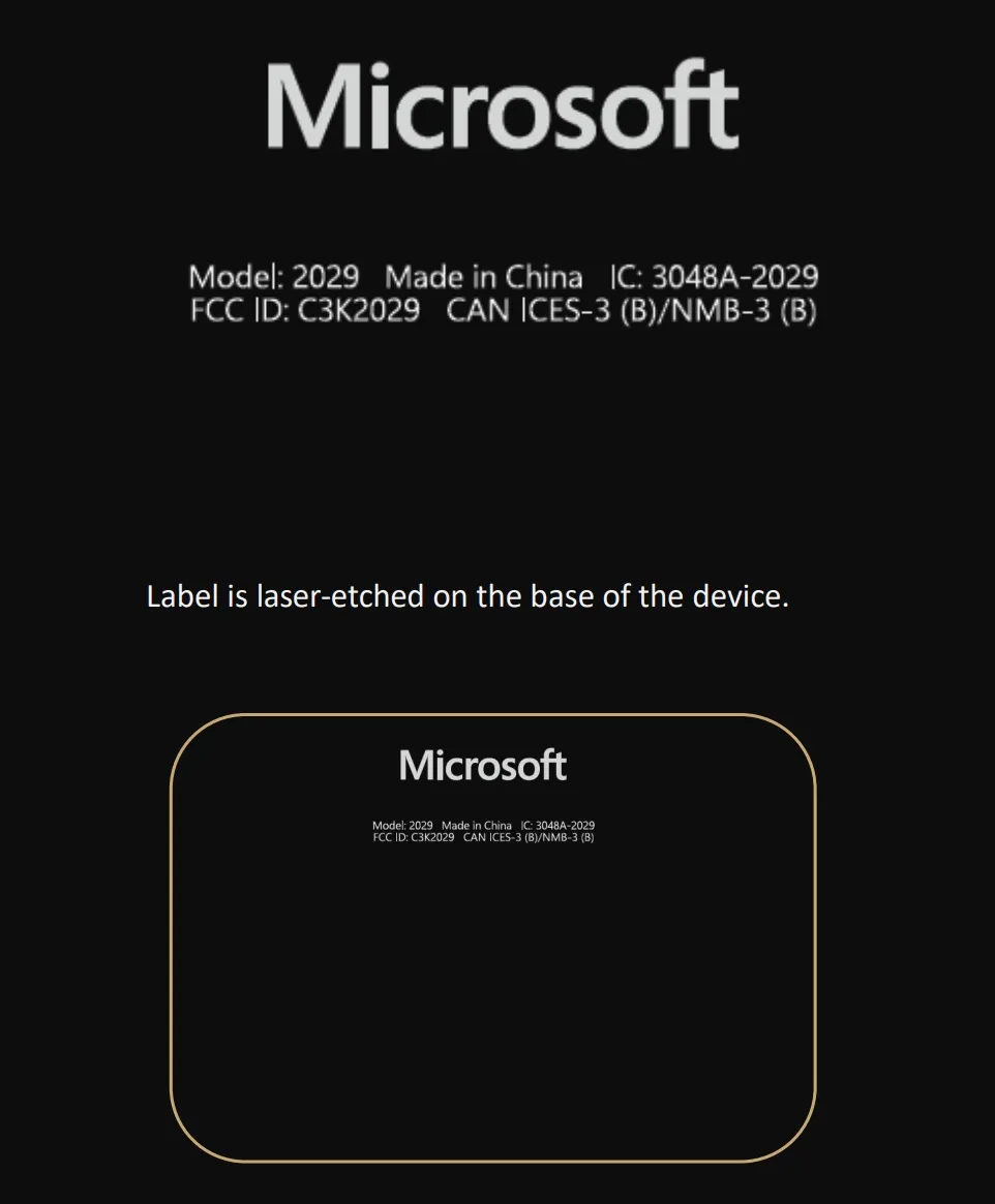 Fuga de Surface Go 4 FCC