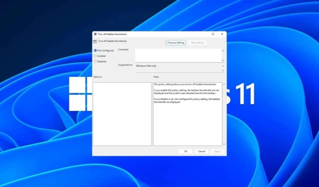 Come abilitare o disabilitare l’anteprima delle miniature della barra delle applicazioni su Windows 11