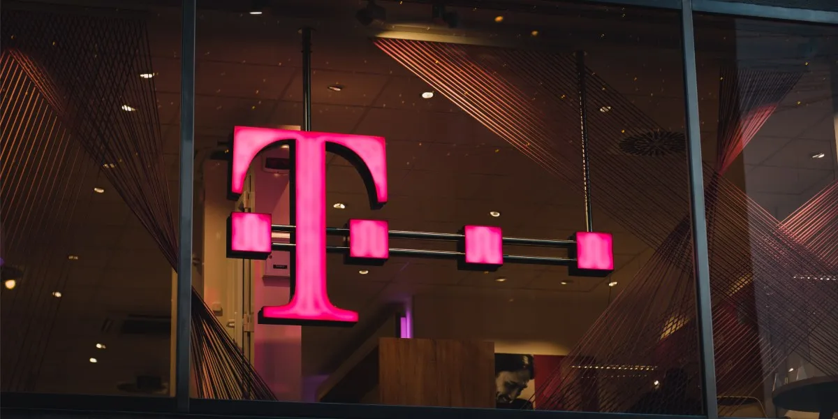 T-Mobile の実店舗の様子。