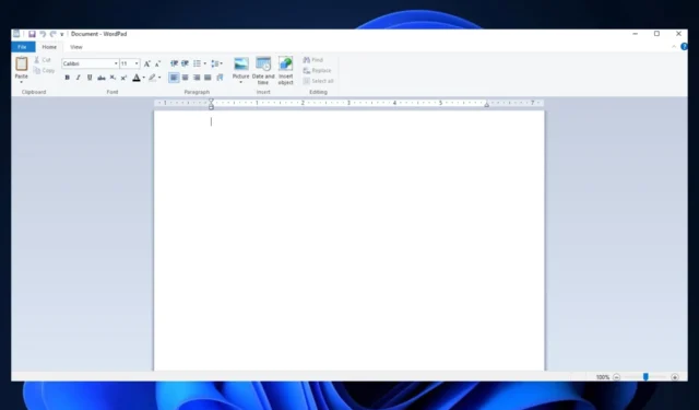 Poderia um WordPad aprimorado por IA vir com o Windows 12?