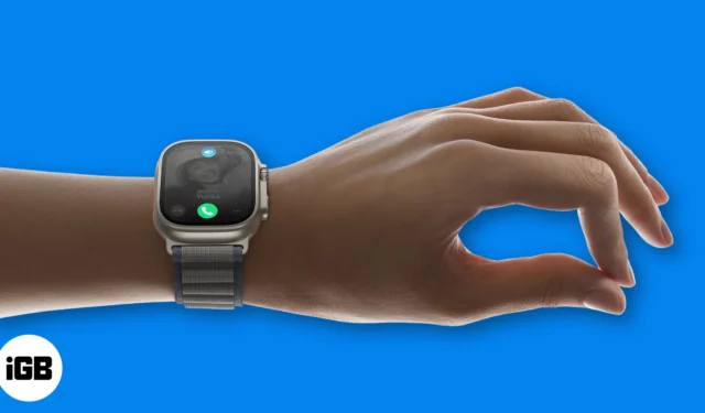 Apple Watch Series 9およびUltra 2でダブルタップジェスチャを使用する方法
