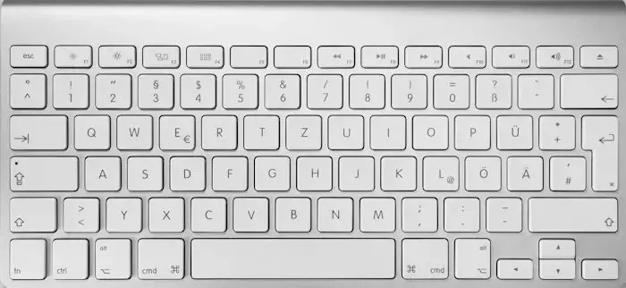 Wit toetsenbord