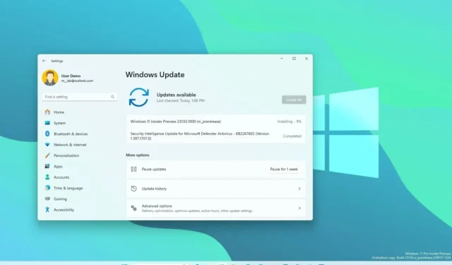 Windows 11 build 23555 sorties dans Dev Channel