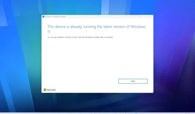 Comment mettre à niveau vers Windows 11 23H2 avec l’assistant d’installation
