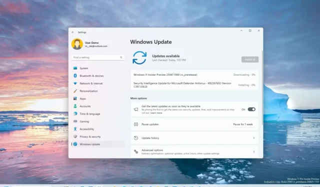 Windows 11-Build 25947 wurde im Canary Channel veröffentlicht
