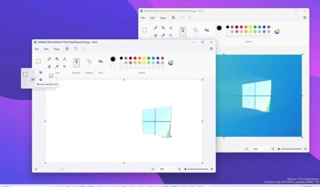 Come rimuovere lo sfondo dell’immagine con Paint su Windows 11