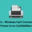 修正 – Windows 無法連線到印表機錯誤 0x000006e4