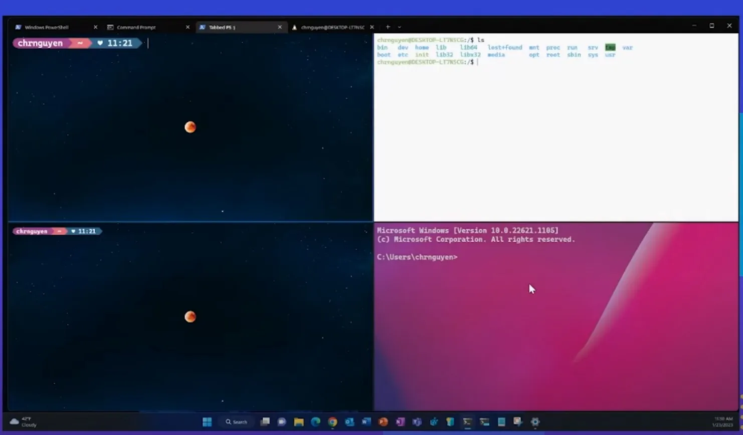 Windows-Terminal unter Windows 11