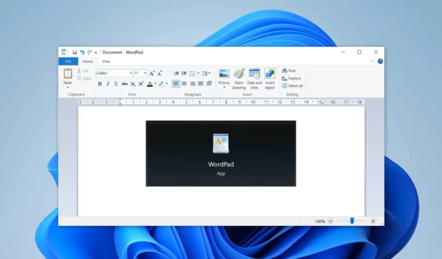 Es posible que Windows 12 no se envíe con el WordPad de Microsoft de 28 años