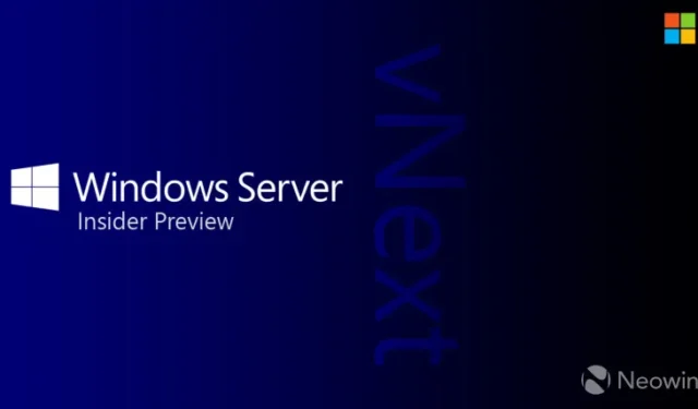 Windows Server vNext build 259567 pour Windows Insiders est maintenant disponible