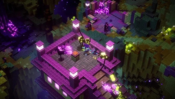 Capture d'écran de Minecraft Dungeons Echoing Void