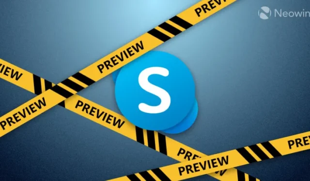 Skype Insider 8.106 sort avec une nouvelle expérience d’appel pour ses applications mobiles et plus encore