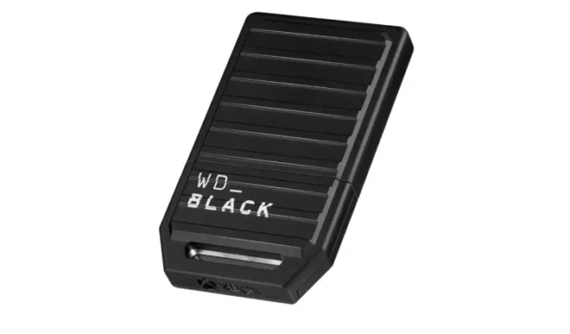 Économisez 25 $ sur la carte d’extension de stockage WD_Black 1 To C50 pour Xbox Series X|S
