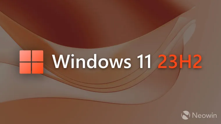 Een Windows 11 23h2-logo