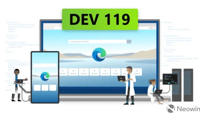 Microsoft Edge Dev 119.0.2151.2 已推出選項卡分組和視訊疊加改進