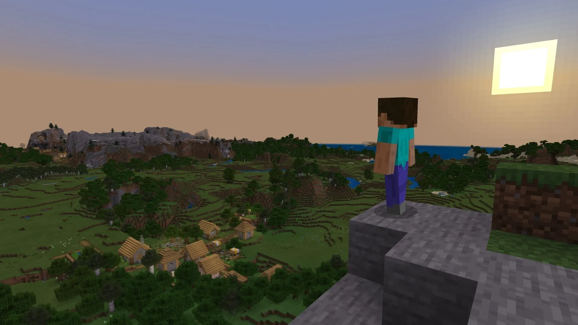 Zrzut ekranu z Minecrafta