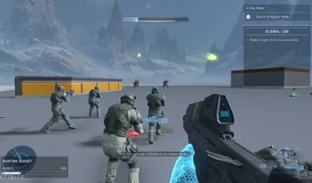 A próxima atualização do editor Forge em Halo Infinite permitirá que você coloque inimigos de IA em mapas