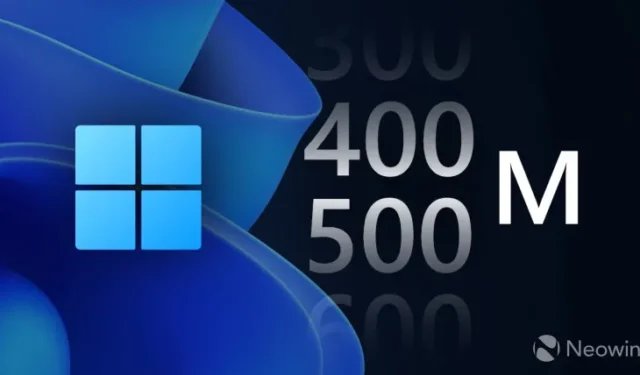 Rapport : Windows 11 compte plus de 400 millions d’appareils actifs