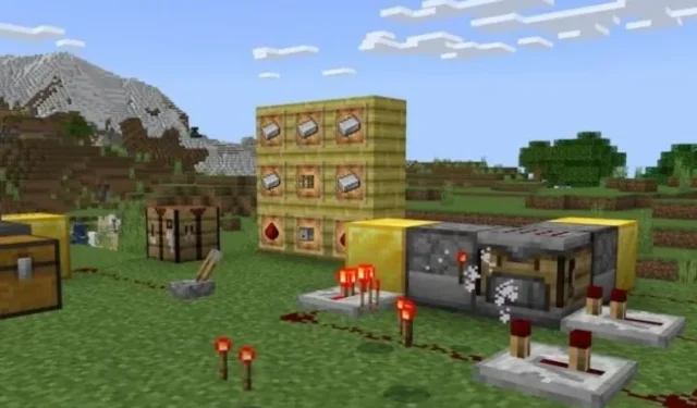 De nieuwste Minecraft preview-builds voegen het nieuwe geautomatiseerde Crafter-blok toe