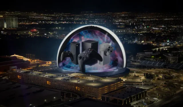 Microsoft Xbox diventa grande, davvero grande, con il suo spot pubblicitario basato su Las Vegas Sphere