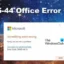  Correggi il codice di errore di Office 30045-44