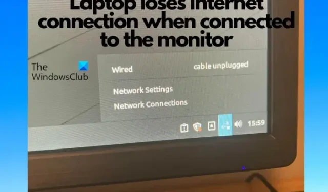 Utracono połączenie Wi-Fi po podłączeniu do monitora zewnętrznego