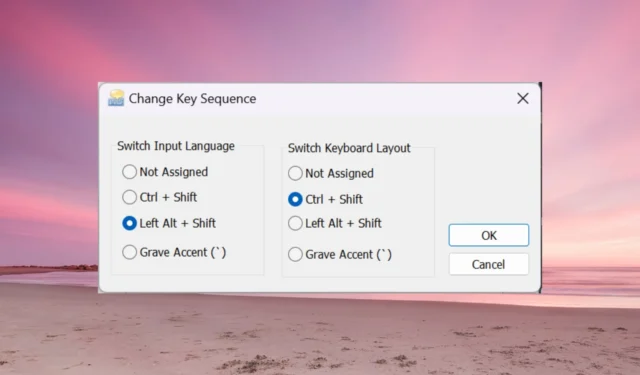 修正: Windows 11 で Alt + Shift を押しても言語が変更されない